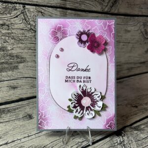 Danke-Blumen-Brombeermousse-Weiß