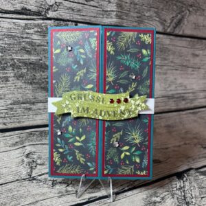 Weihnachten-FunFold-Grün-Rot