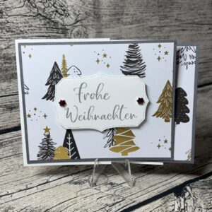 Weihnachten-Gutschein-Weiß-Schwarz-Gold
