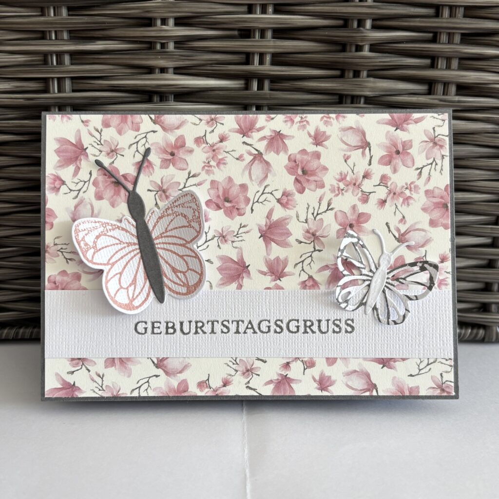Wunschprojekt Box Rose - Weiß - Schiefergrau