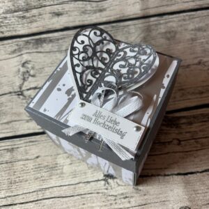 Explosionsboxen-Hochzeit-Silber-Weiß