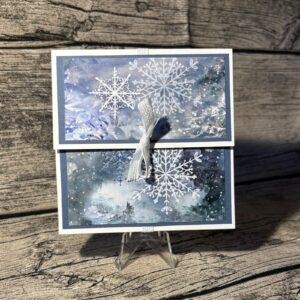 DIY-Anleitungen -Geschenkverpackungen-Schokolade-Quadratisch-Schneeflocken